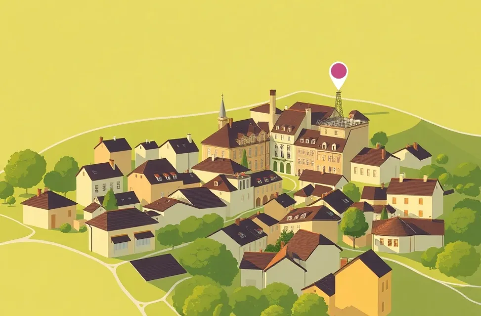 Carte du secteur d'intervention autour de Melun (77000)